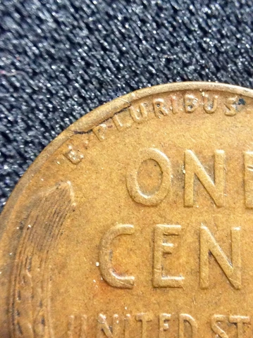 1929-D Lincoln Cent - BN - REV Rim Cud - INV#4354 Cover