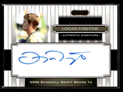 2008 Razor Signature Series #173 Logan Forsythe #/1499 auto card Padres - Image 1 of 2