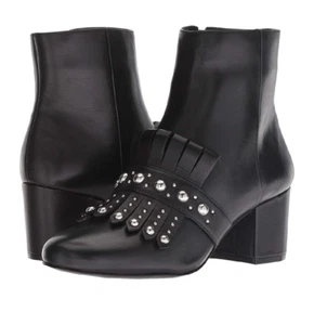 Nine West Women's Qamile Leather Ankle Boots, size 36.5 EU, 6.5 US - Picture 1 of 7