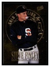 1996 Ultra Gold Medallion #557 Steve Finley    San Diego Padres
