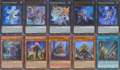 Yugioh Exosister Deck - Martha Sophia Mikailis Magnifica Pax Vadis Elis Stella - Image 1 of 4
