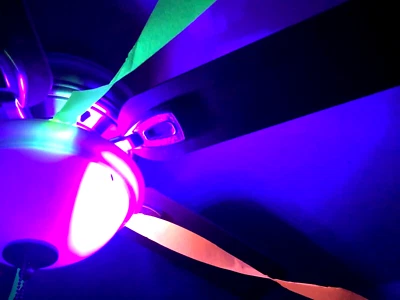 2 Pack A19 LED Black Light Bulbs 9W Blacklight Bulb 100Watt Equivalent E26 Base - Image 1 of 4