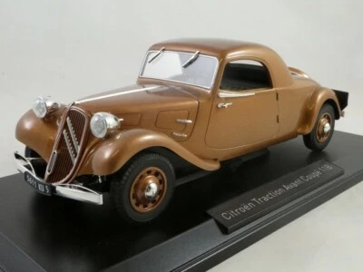 Norev Citroen Traction Avant Coup� 11B brown 1/18 181441 - Immagine 1 di 3