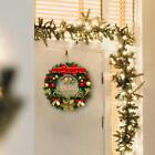 Christmas Wreath 40cm Wall Hanging Ornament For Fireplace Holiday Xmas Decor