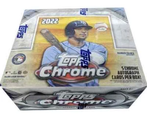 2022 TOPPS CHROME BASEBALL JUMBO HOBBY BOX W/ SILVER PACK - Picture 1 of 1