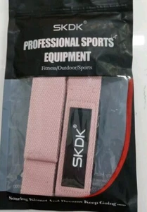 SKDK Weight Lifting Wrist Straps HARD PULL Deadlift GRIPS NEOPRENE CUSHION NEW! - Picture 1 of 2