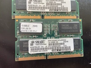 Smart Modular Technologies 256 SDRAM SODIMM, for use in cisco engine 3(ISE) - Picture 1 of 3