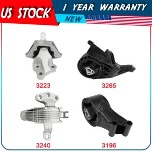 4PCS/SET Motor Mount&Trans Mount Replacement Fits Buick Cascada 16-19 1.6L 1.8L - Picture 1 of 9