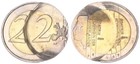 Niederlande 2 Euro 2000 Fehlprägung zweimal geprägt !!! vz-prägefrisch  124712