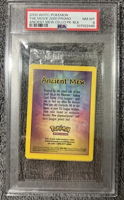2000 WOTC Pokemon Ancient Mew - The Movie 2000 Promo - Sealed Pack - PSA 8 - Image 1 of 2