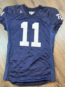 Delong "TW" High School Fußball Trikot #11 blau/weiß Größe Medium auf dem Feld - Bild 1 von 8