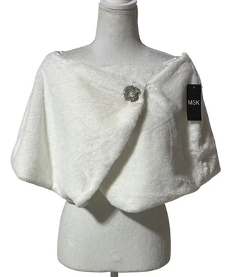 MSK Feminino de Pele Sintética Marfim Pequeno - Imagem 1 de 4