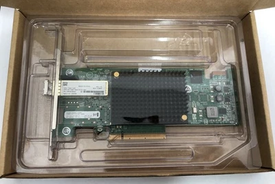 HPE SN1100E 16Gb Single Port PCIe NIC Fiber Channel HBA 719211-001 w/SFPs - Image 1 of 4