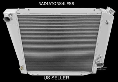 CHAMPION 3 FILAS RADIADOR TODO ALUMINIO 1966-1977 MOTOR FORD BRONCO FÁBRICA Foto 1 de 2