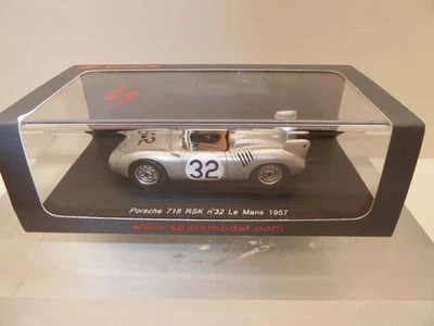 Spark 1/43 - S1868 - Porsche 718 RSK #32 24h Le Mans 1957 U Maglioli / E Barth - Photo 1/4