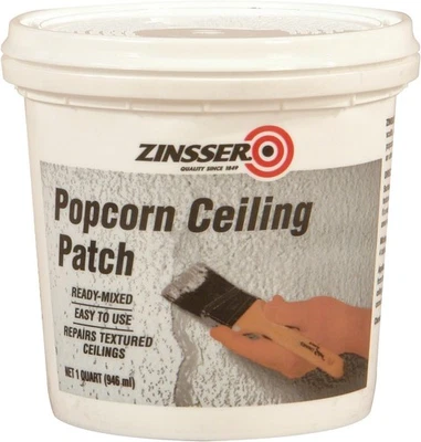 Rust-Oleum Zinsser Ready-Mixed Popcorn Ceiling Patch, 1-Quart, 32 Fl Oz - Image 1 of 2
