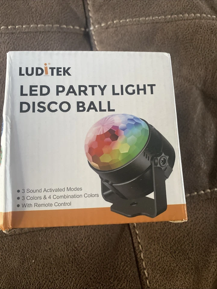 LED Disco Ball Light With Remote - Image 1 of 1