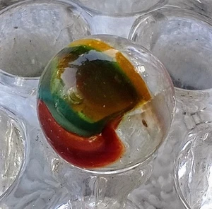5/8" Peltier Fruit 🍓 Cocktail Marble In Wet Mint Condition Check Photos. - Picture 1 of 8