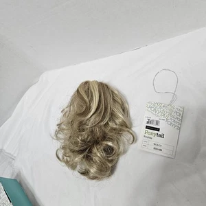 Estetica Ponytail 9”Spring Clip Synthetic Wig WCLC9 Dk Blonde W/Lt Blonde RH1488 - Picture 1 of 6