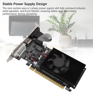 .›Gaming Video Card 1GB DDR3 Graphics Card With Cooling Fan For PC - Picture 1 of 23
