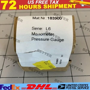 US FREE TAX New FESTO MA-40-10-G1/4-EN 183900 Manometer Pressure Gauge Series L6 - Picture 1 of 15