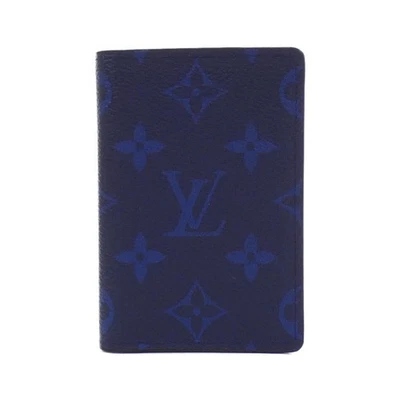 Louis Vuitton Taiga Rama Organizador De Poche Estuche para Tarjetas Hombres Azul Talla Única Foto 1 de 4