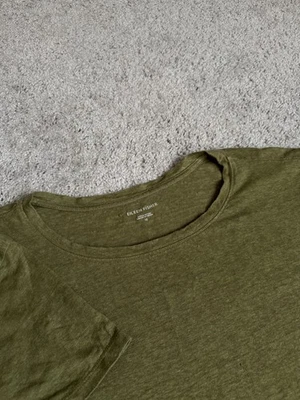 Eileen Fisher Organic Linen Green T-Shirt Women’s 1X - Image 1 of 4