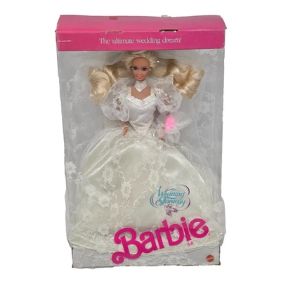 MUÑECA BARBIE FANTASÍA BODA MATTEL 1989 VINTAGE # 2125 NUEVA EN CAJA NOVIA RUBIA Foto 1 de 4