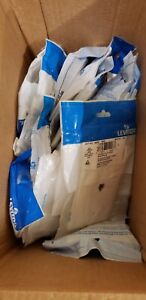 LOT OF 10 Leviton 1-Gang Midway Phone Jack Wall Plate, Ivory,