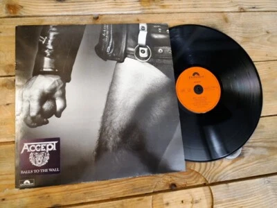 ACCEPT BALLS TO THE WALL LP 33T VINYLE EX COVER EX ORIGINAL 1983 FRANCE - Photo 1/4