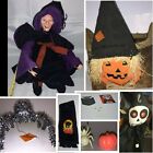 Lot of Halloween Decoratios Baskets &. Basket Spider Towel  Witch  ++