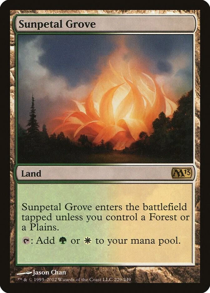 ​Sunpetal Grove - Magic 2013 - Lightly Played EN MTG​ - Image 1 of 1