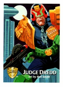 Tarjeta coleccionable Judge Dredd No. 8 (1995) obras de arte de Ron Smith - Imagen 1 de 2