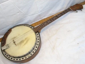 Kay Kraft Tenor Banjo Musical Folk String Instrument 4-String Resonator Body - Picture 1 of 10