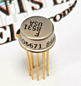 Semiconductor de lata Fairchild vintage HL06671 - Imagen 1 de 1