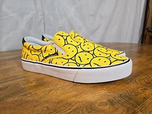 Airwalk Shoes Sneakers Smile Smiley Face yellow Mens Size 9.5 - Picture 1 of 8