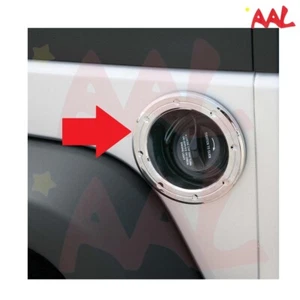 AAL For 07-11 12 14 15 16 17 Jeep Wrangler JK Chrome Gas Door Cover Neck Housing - Picture 1 of 2