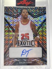 2022-23 Leaf Exotic Dalen Terry Elephant Mosaic Auto #’d 1/5 Bulls RC!!!