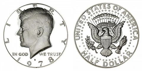 1978 S GEM BU PROOF KENNEDY HALF DOLLAR PR/PF BRILLIANT UNCIRCULATED COIN #8814 Cover