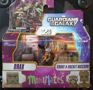 NEW Minimates Marvel Guardians Drax Groot and Rocket Raccoon Toysrus Exclusive - Picture 1 of 2
