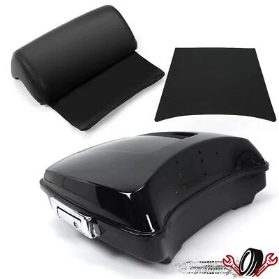 5.5" Razor Pack Trunk Backrest For Harley Touring Road King Electra Glide 14-25 Foto 1 de 4