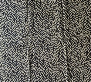 Kravet Exclusive Zebra Print Designer Fabric Remnant 24x24" - Picture 1 of 3