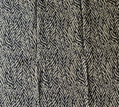 Kravet Exclusive Zebra Print Designer Fabric Remnant 24x24" - Image 1 of 3