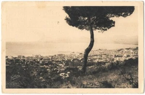 CANNES 06 Vue prise de la Californie CPA écrite à Mr Bastien de Lyon en 1932 - Imagen 1 de 2