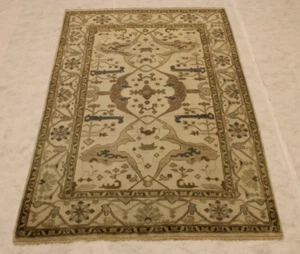 6'2" x 8'11" ft. Oushak Vegetable Dye Wool Hand Knotted Oriental Authentic Rug - Picture 1 of 8