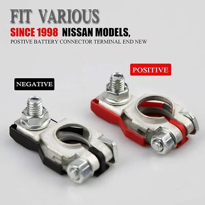 Car Battery Terminal Connector Top Post Negative Positive For Toyota Fits Nissan - Image 1 of 4