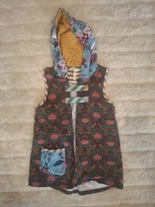Matilda Jane Size 14 Wander With Love Vest Hood EUC Choose Your Own Path - Picture 1 of 5