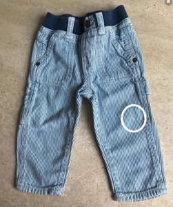 PANTALON "BABY GAP" LIGNE BLEU & BLANC - TAILLE : 6 MOIS - Bild 1 von 3