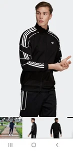 BNWT ADIDAS ORIGINALS SUPERSTAR SPIRIT 90'S TRACK TOP JACKET BLACK CLASSIC MEN - Picture 1 of 9
