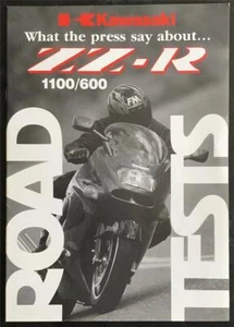 KAWASAKI ZZ-R 1100/600 Motorcycle Road Test Reprints 1993 - Picture 1 of 3